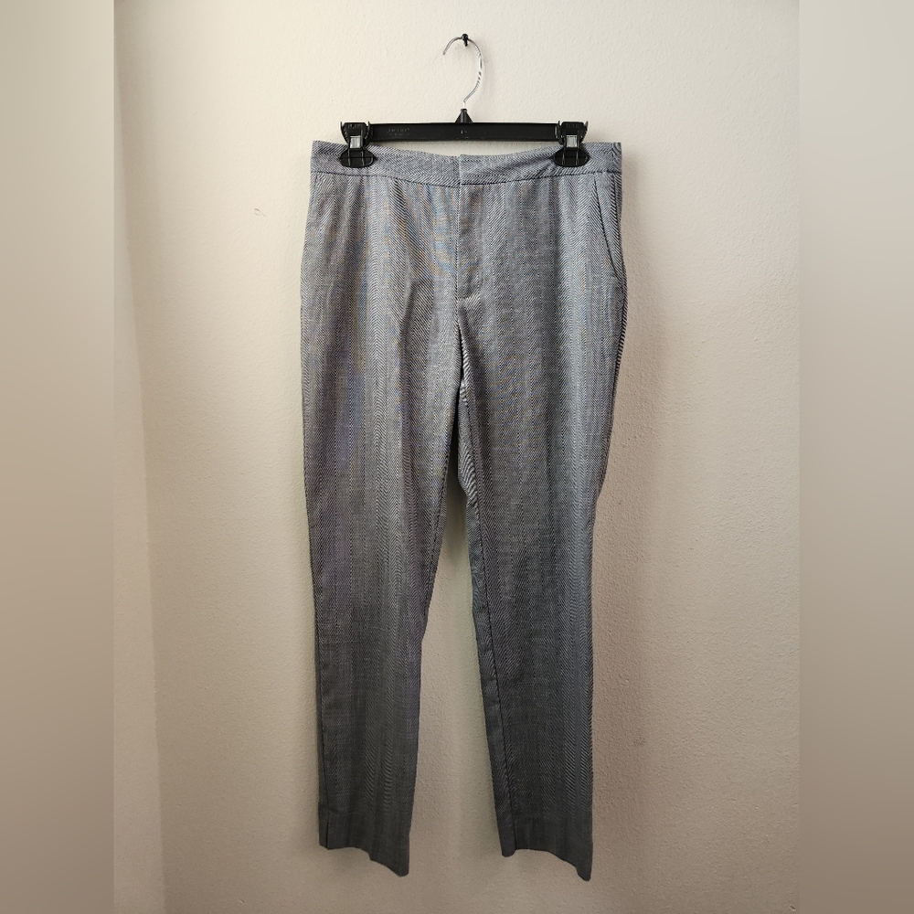 Zara Basic Collection Women's Career Ankle Dress Pant Trousers Gray Blend Size 4